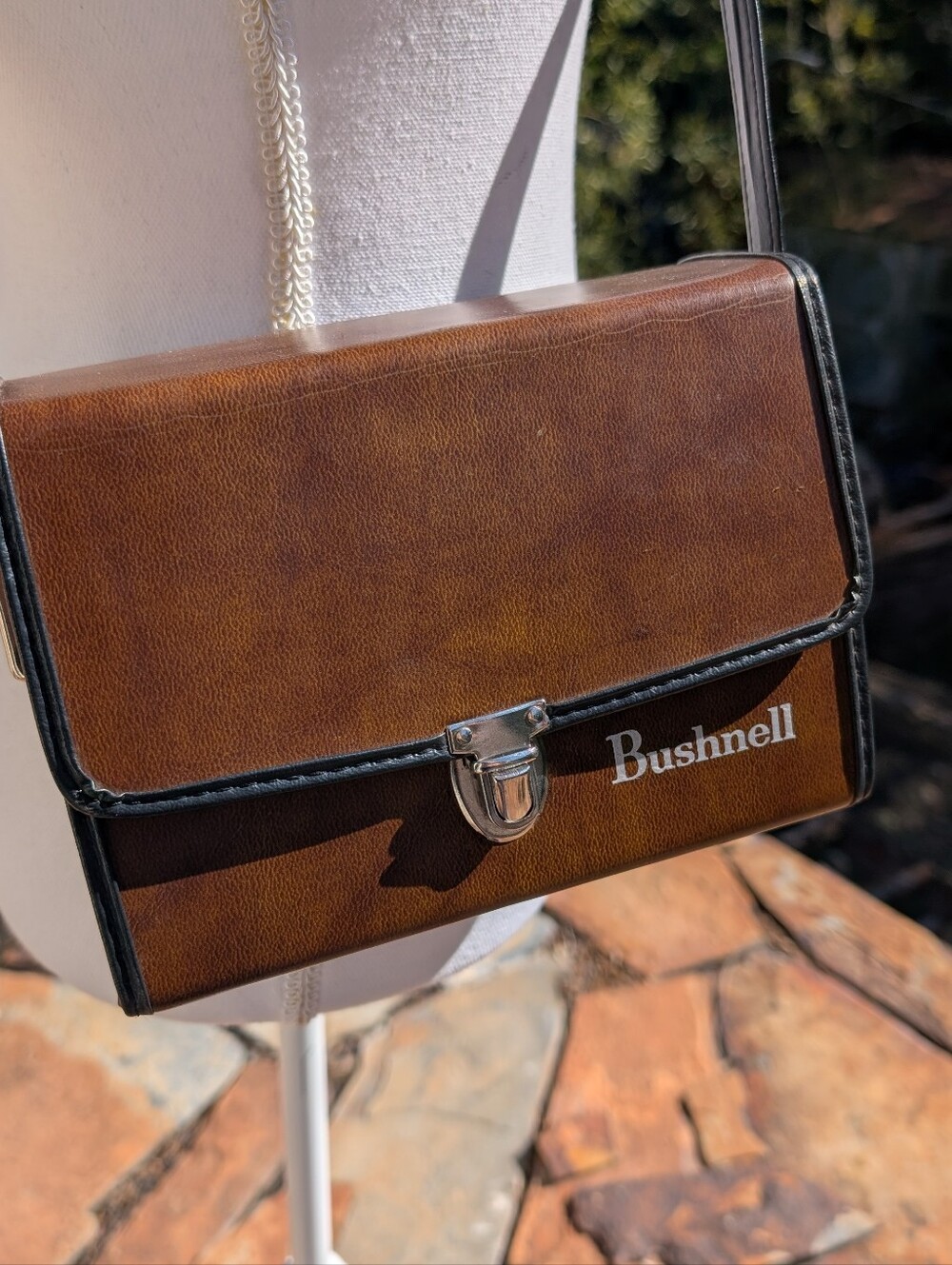 VTG Bushnell Binoculars Carry Case Only with Strap Great Condition 7.75”x6”